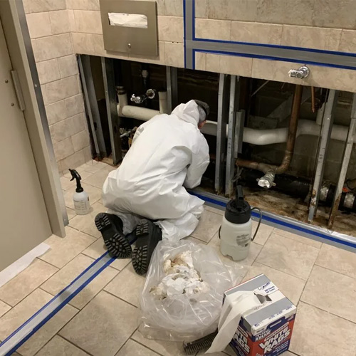 Industrial facility cleanup